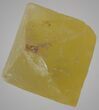 Yellow Cleaved Fluorite Octahedron - Illinois #36155-1